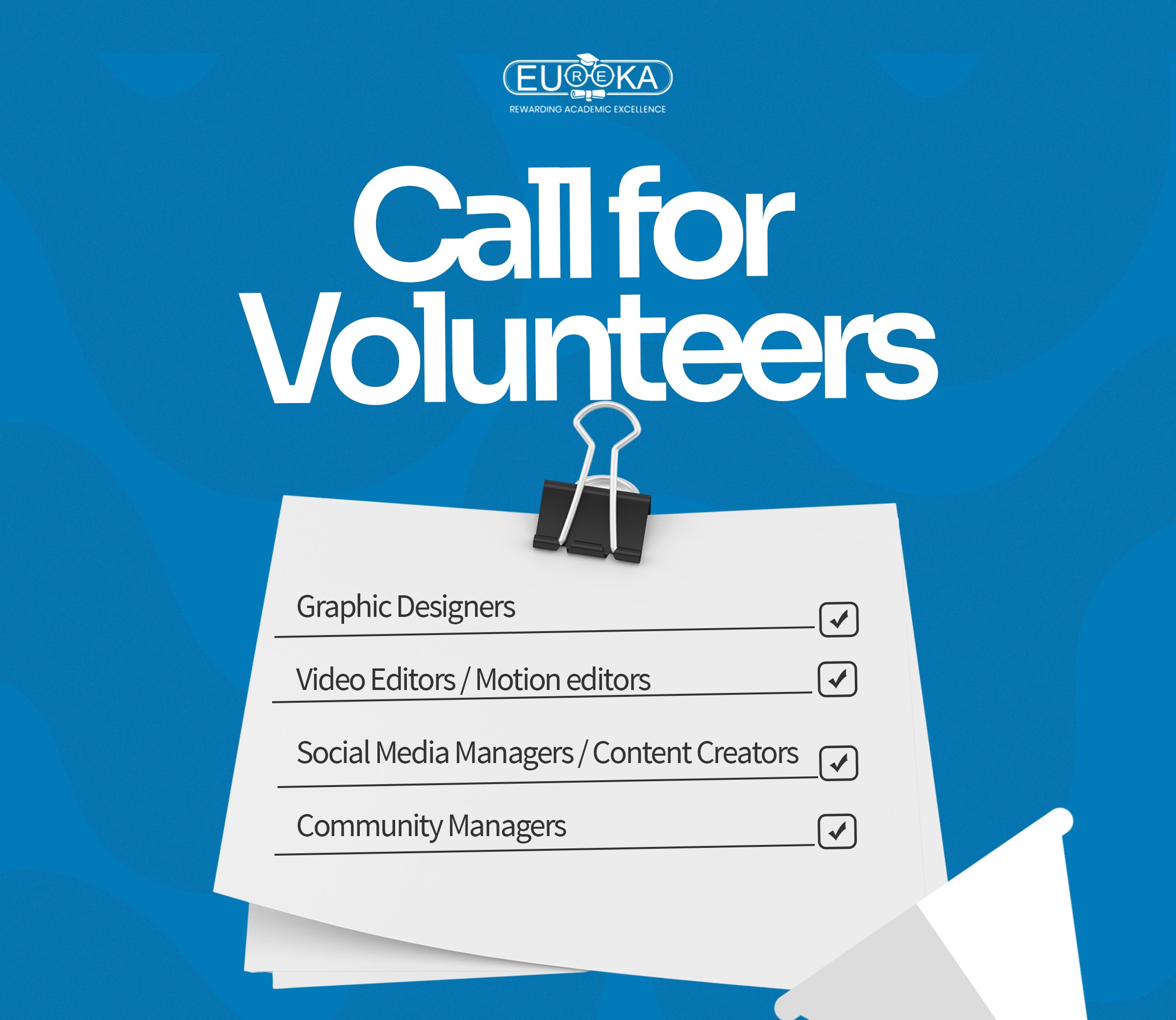Join Our Team: Call for Volunteers Now Open!